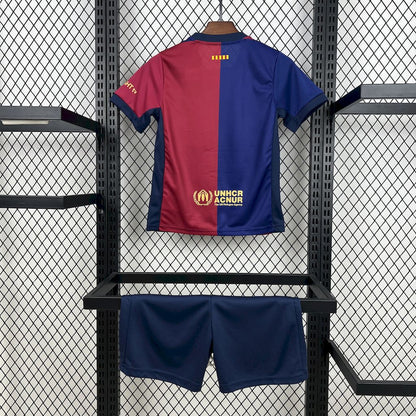 Barcelona 2024/25 Conjunto Principal Travis Scott Edição – Criança