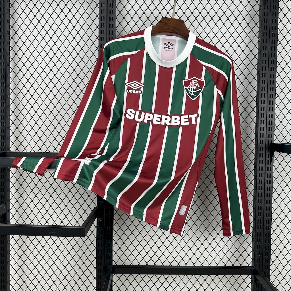 Fluminense 2025/26 Camisola Principal de Manga Comprida – Homem