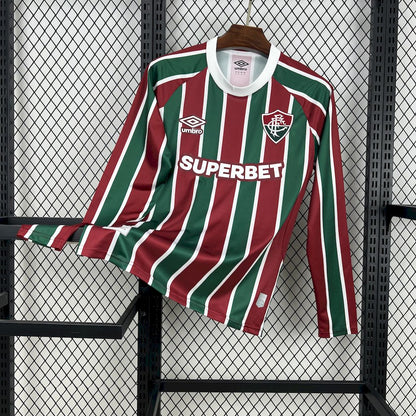 Fluminense 2025/26 Camisola Principal de Manga Comprida – Homem