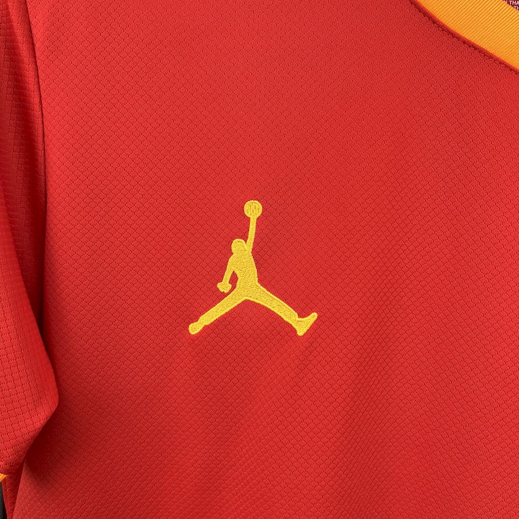 Brasil 2025/26 Camisola Especial Jordan Vermelha – Homem