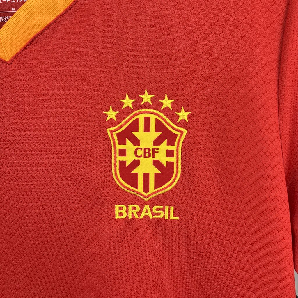 Brasil 2025/26 Camisola Especial Jordan Vermelha – Homem