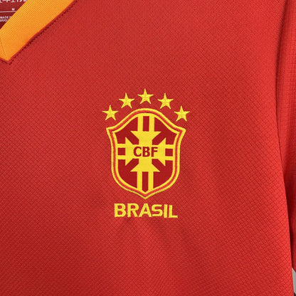 Brasil 2025/26 Camisola Especial Jordan Vermelha – Homem