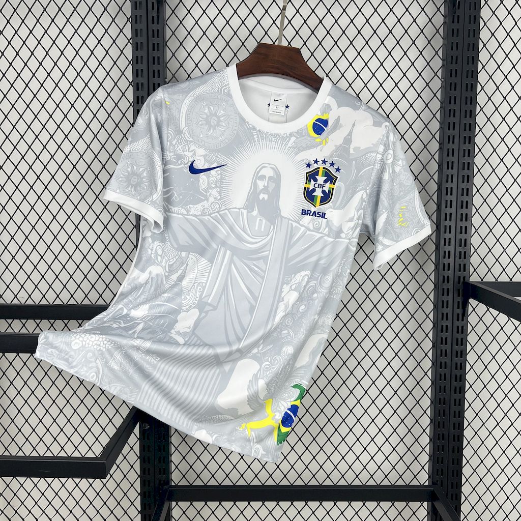 Brasil 2024/25 Camisola Especial Branca – Homem
