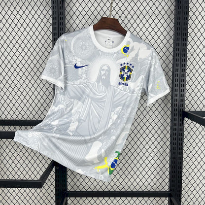 Brasil 2024/25 Camisola Especial Branca – Homem