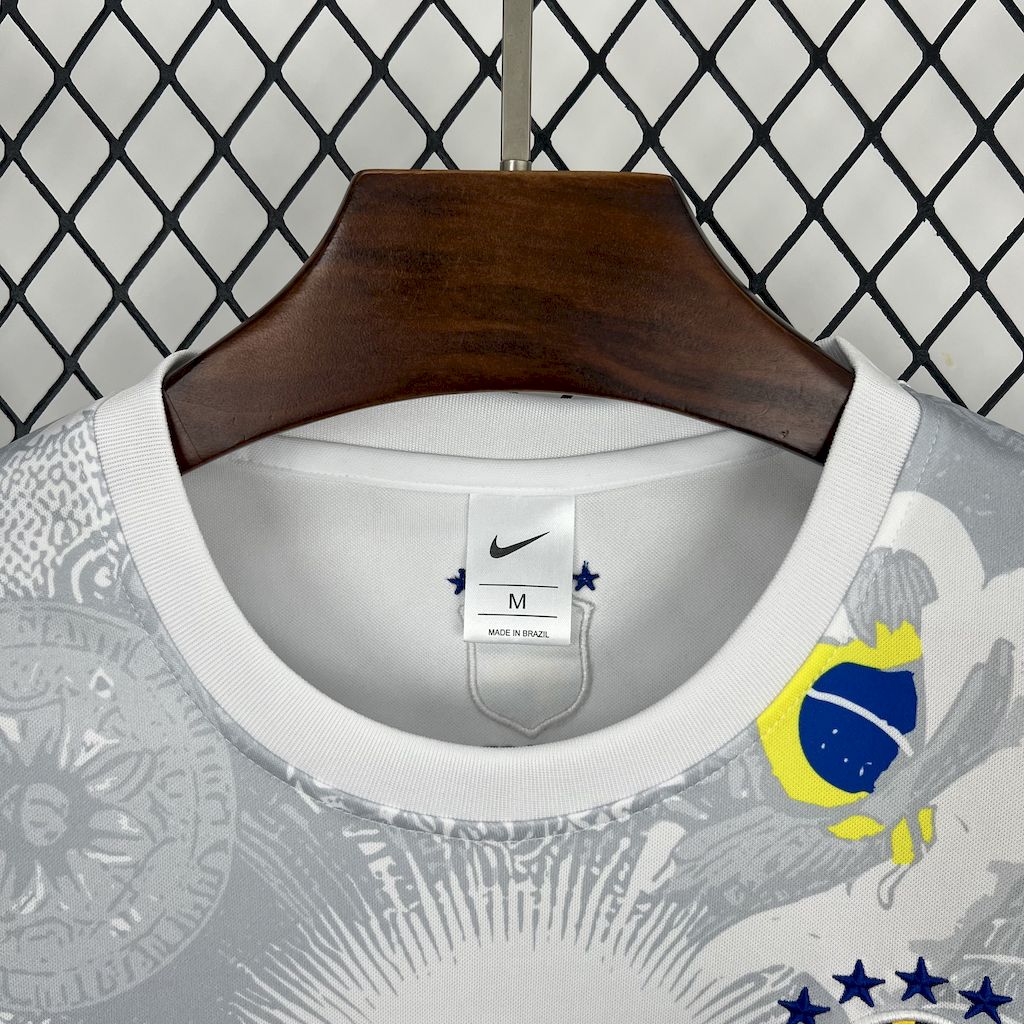 Brasil 2024/25 Camisola Especial Branca – Homem