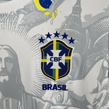 Brasil 2024/25 Camisola Especial Branca – Homem