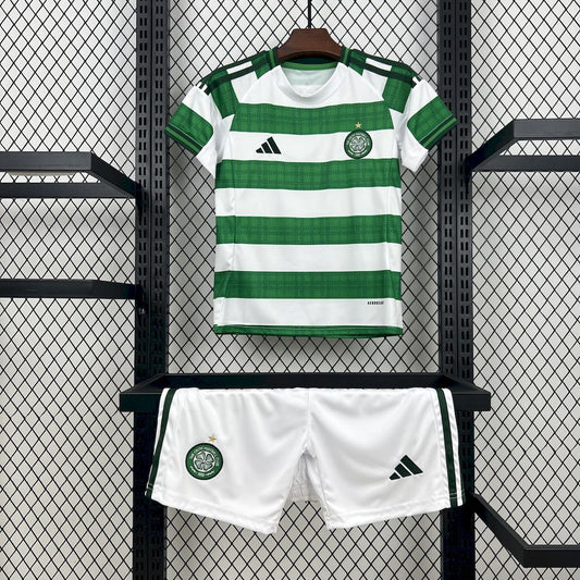 Celtic 2025/26 Conjunto Principal – Criança
