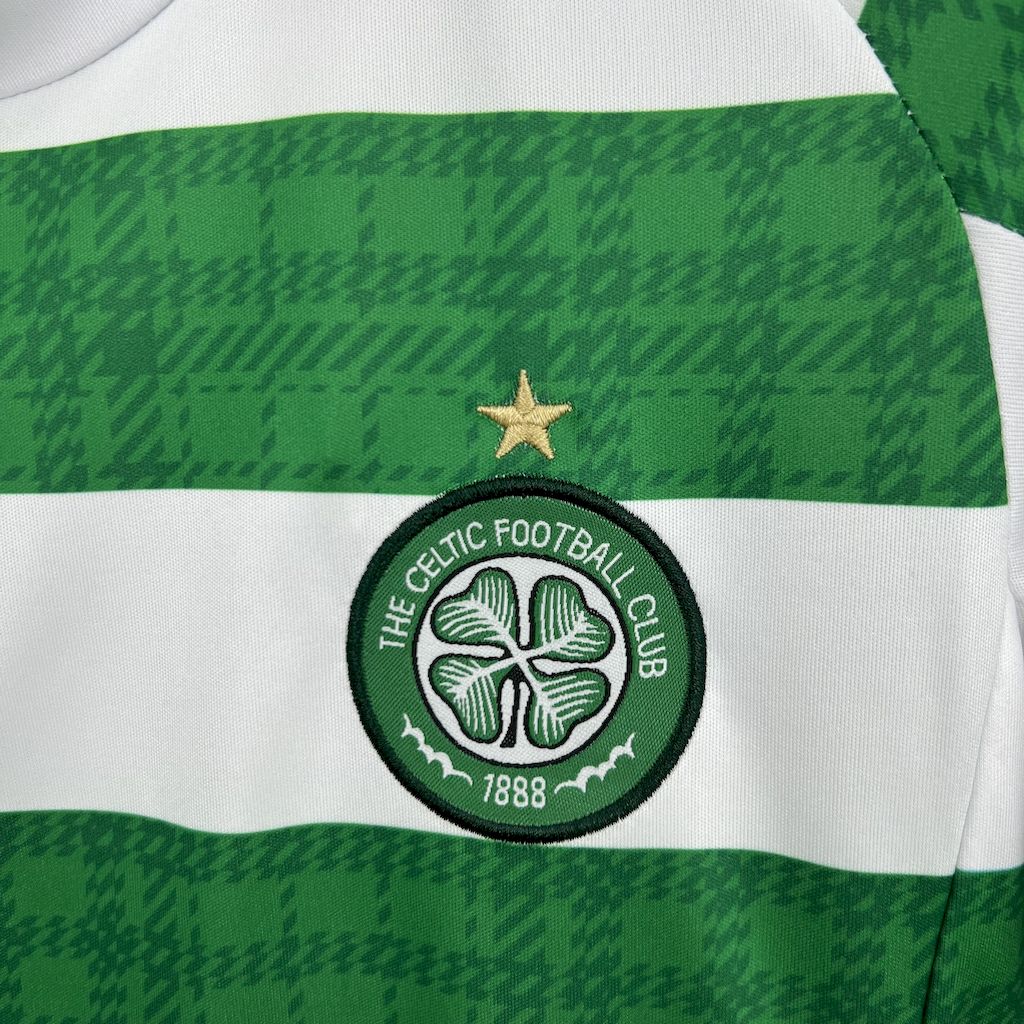 Celtic 2025/26 Conjunto Principal – Criança