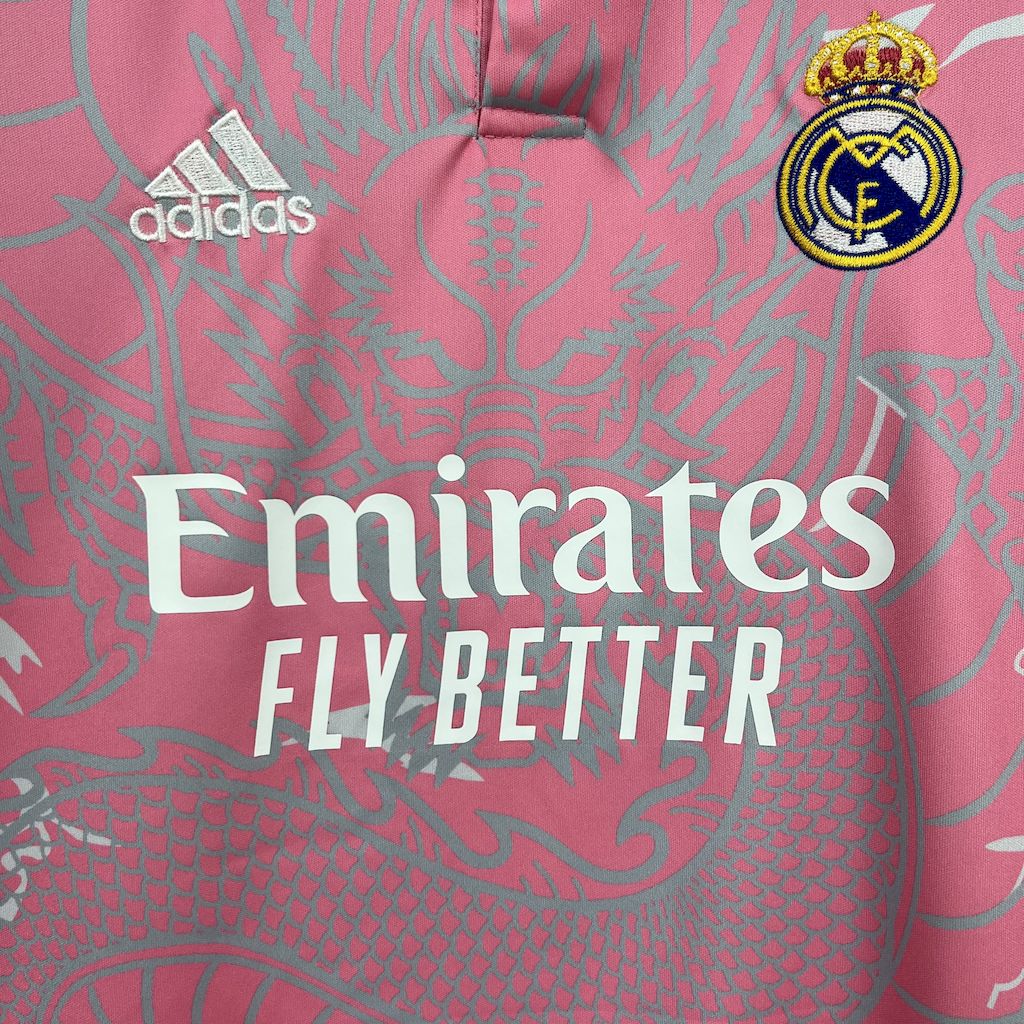 Real Madrid 2023/24 Conjunto Especial Rosa Dragon – Criança