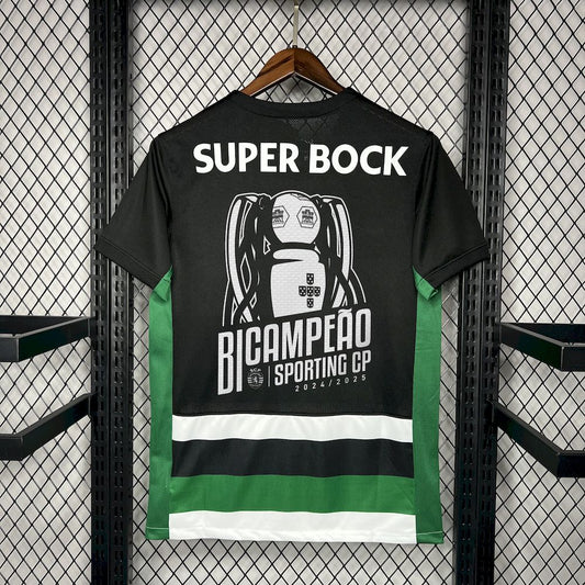 Sporting CP 2024/25 Camisola Principal Bicampeao – Homem