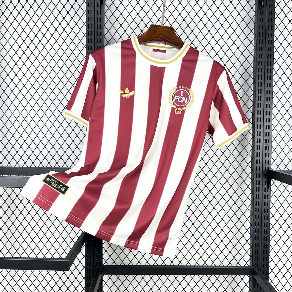 1. FC Nurnberg 2025/26 Camisola 125.º Aniversário – Homem