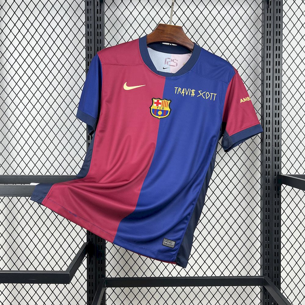 Barcelona 2024/25 Camisola Principal Travis Scott Especial – Homem