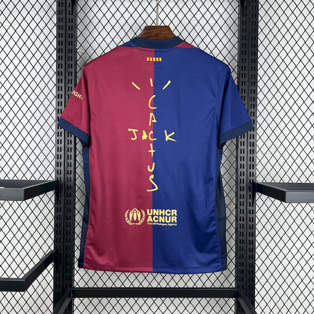 Barcelona 2024/25 Camisola Principal Travis Scott Especial – Homem