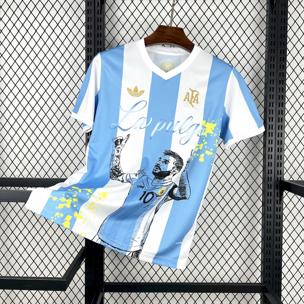 Argentina 2024/25 Camisola AD 50.º Aniversário Messi – Homem