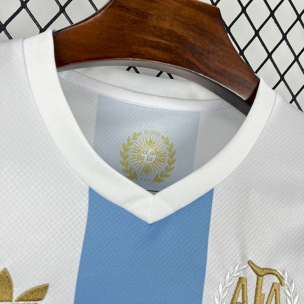 Argentina 2024/25 Camisola AD 50.º Aniversário Messi – Homem