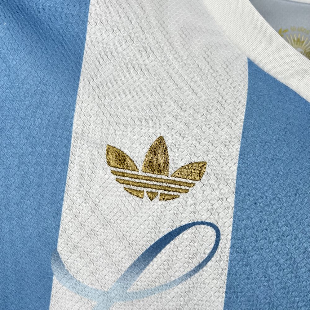 Argentina 2024/25 Camisola AD 50.º Aniversário Messi – Homem