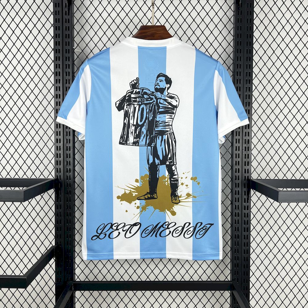 Argentina 2024/25 Camisola AD 50.º Aniversário Messi – Homem