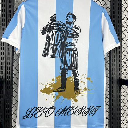 Argentina 2024/25 Camisola AD 50.º Aniversário Messi – Homem