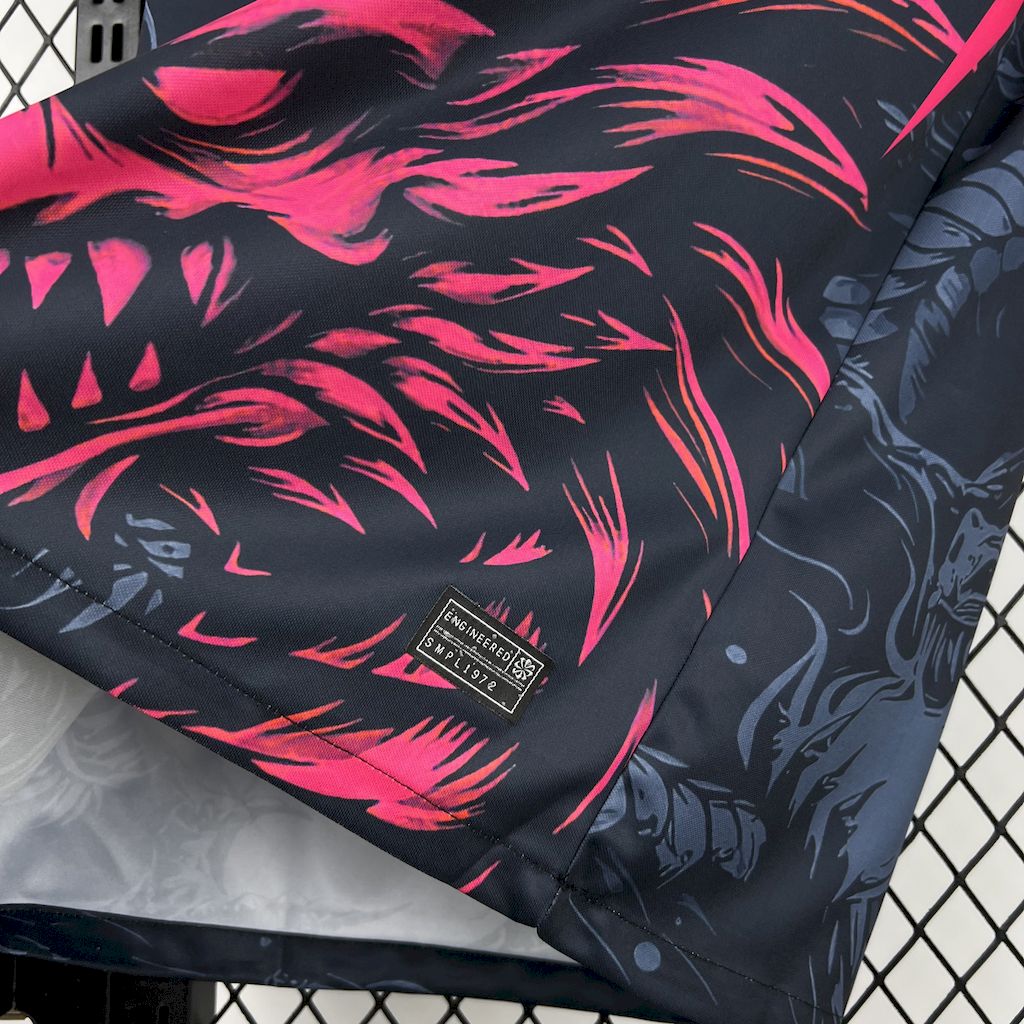 Barcelona 2025/26 Camisola Preta e Vermelha Dragon Edição – Homem