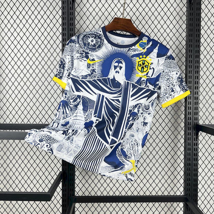 Brasil 2025/26 Camisola Azul e Branca – Homem