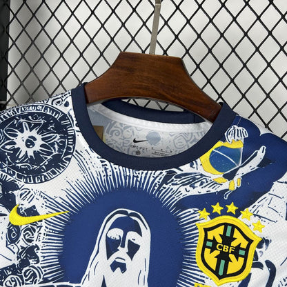 Brasil 2025/26 Camisola Azul e Branca – Homem
