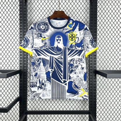 Brasil 2025/26 Camisola Azul e Branca – Homem