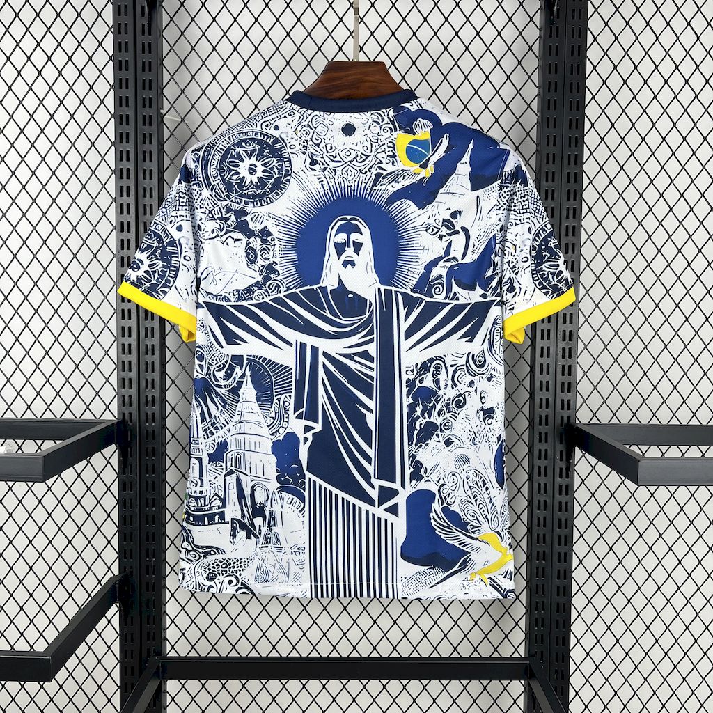 Brasil 2025/26 Camisola Azul e Branca – Homem
