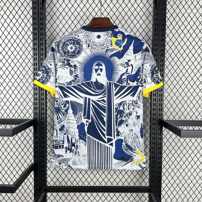 Brasil 2025/26 Camisola Azul e Branca – Homem