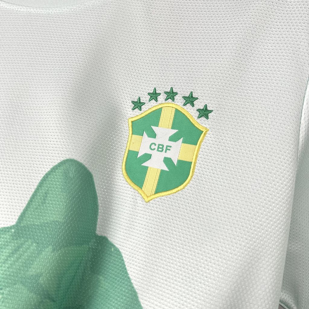 Brasil 2025/26 Camisola Verde e Branca – Homem