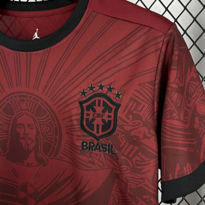Brasil 2025/26 Camisola Especial Jordan Maroon – Homem