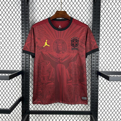 Brasil 2025/26 Camisola Especial Jordan Maroon – Homem