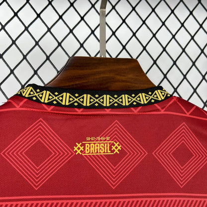 Brasil 2025/26 Camisola Especial Jordan Vermelha – Homem