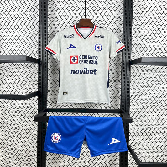 Cruz Azul 2025/26 Conjunto Alternativo – Criança
