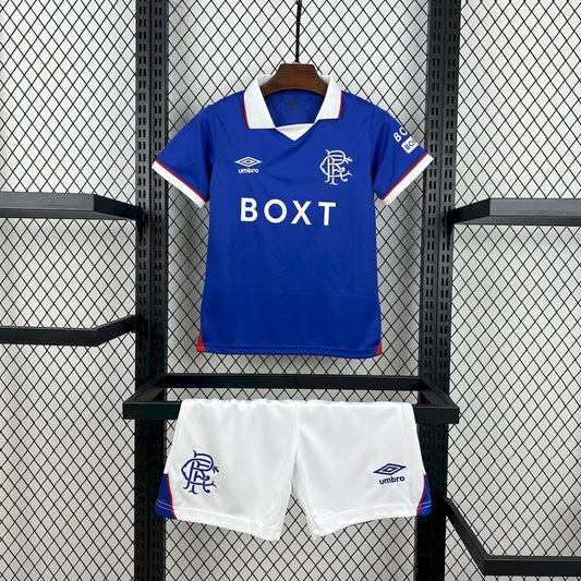 Rangers 2025/26 Conjunto Principal – Criança