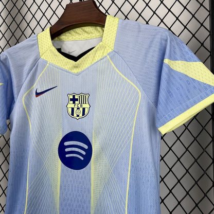 Barcelona 2025/26 Conjunto Azul Edição Especial – Criança