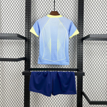 Barcelona 2025/26 Conjunto Azul Edição Especial – Criança