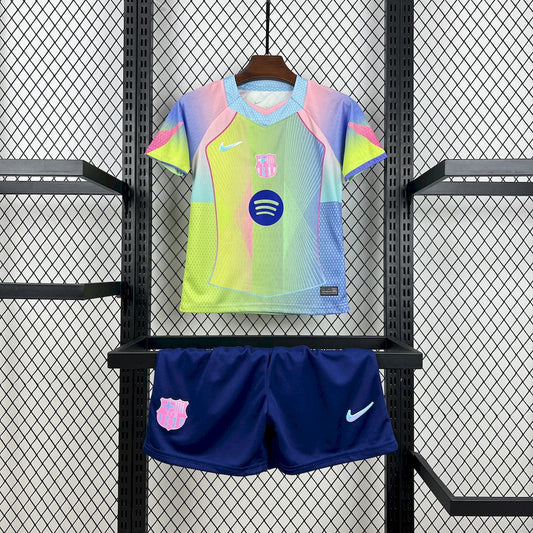 Barcelona 2025/26 Conjunto Color Edição Especial – Criança