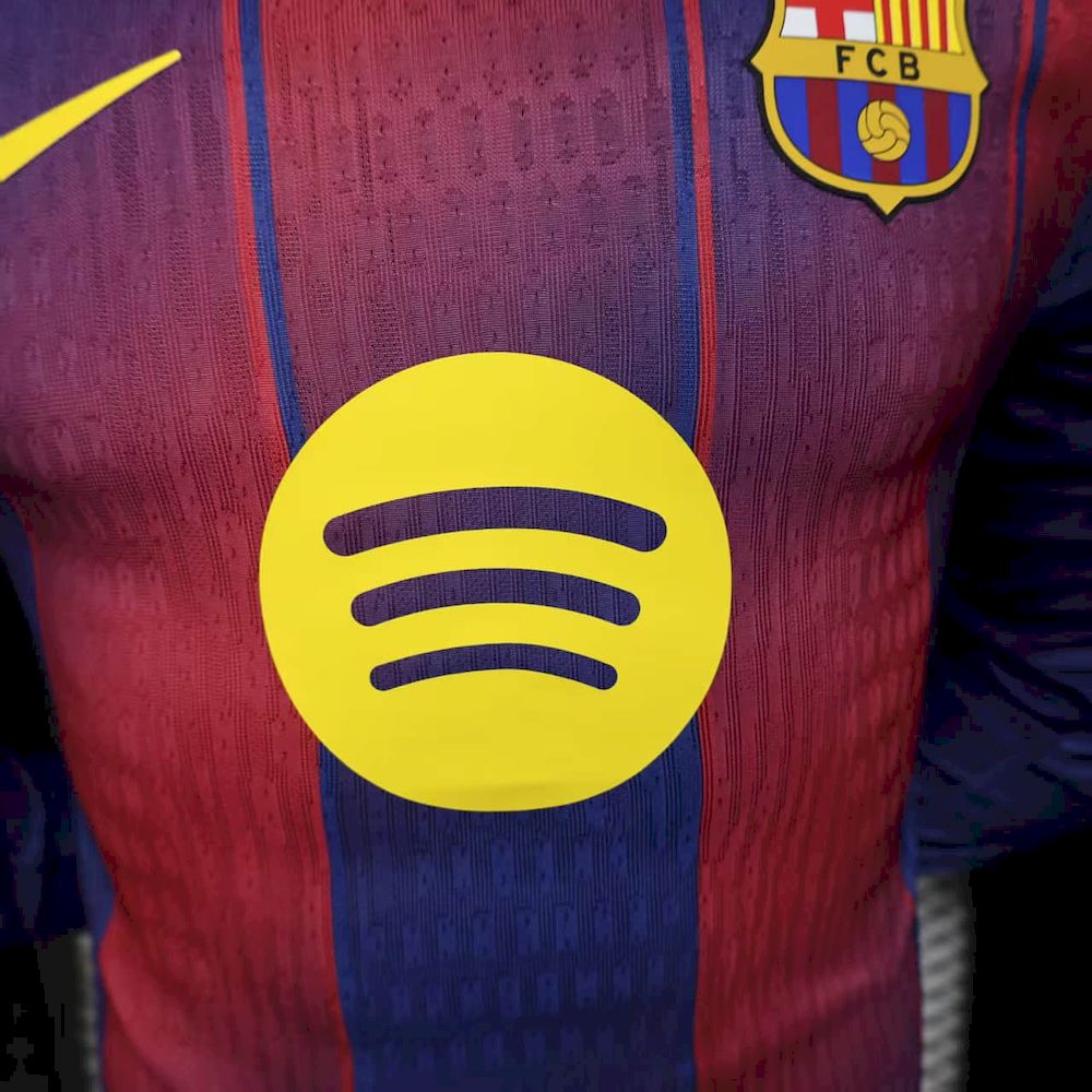 Barcelona 2025/26 Camisola Principal de Manga Comprida Versão Jogador – Homem