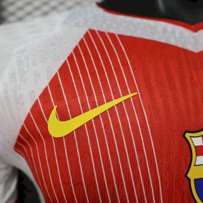 Barcelona 2025/26 Camisola Especial Laranja Versão Jogador – Homem
