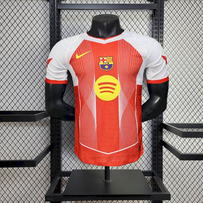 Barcelona 2025/26 Camisola Especial Laranja Versão Jogador – Homem