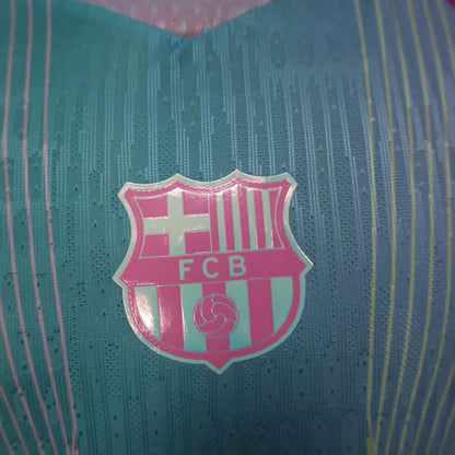 Barcelona 2025/26 Camisola Especial Bule Versão Jogador – Homem