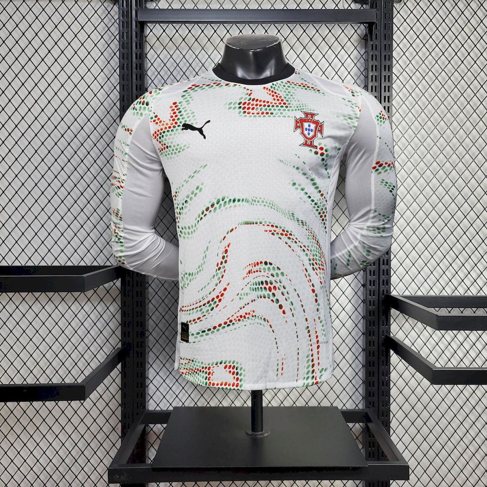 Portugal 2025/26 Camisola Alternativa de Manga Comprida Versão Jogador – Homem