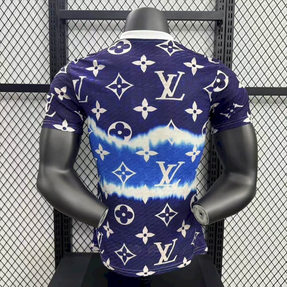 Real Madrid 2025/26 Camisola Roxa Louis Vuitton Versão Jogador – Homem