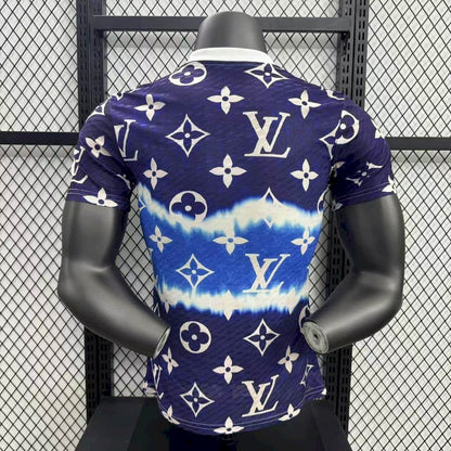 Real Madrid 2025/26 Camisola Roxa Louis Vuitton Versão Jogador – Homem