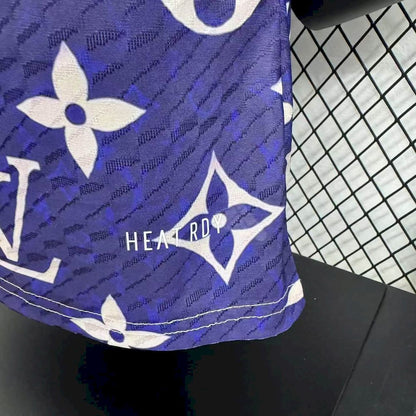 Real Madrid 2025/26 Camisola Roxa Louis Vuitton Versão Jogador – Homem