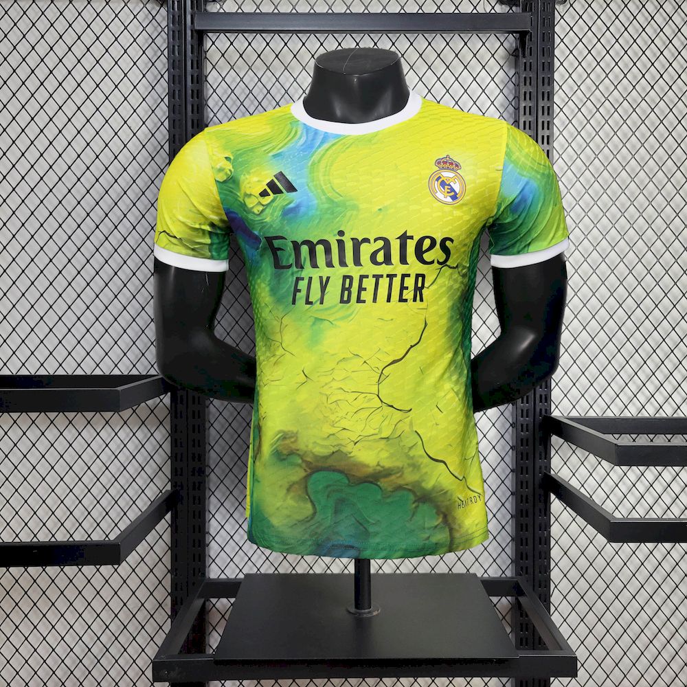 Real Madrid 2025/26 Camisola Especial Verde Versão Jogador – Homem