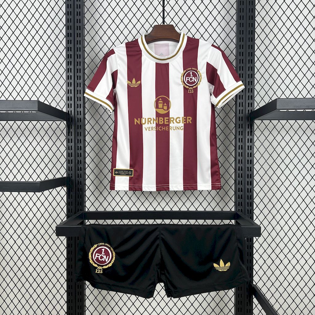 1. FC Nurnberg 2025/26 Conjunto 125.º Aniversário – Criança