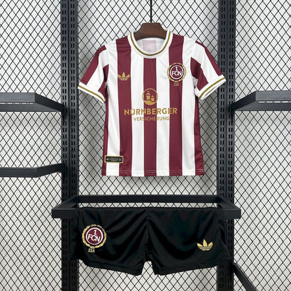 1. FC Nurnberg 2025/26 Conjunto 125.º Aniversário – Criança