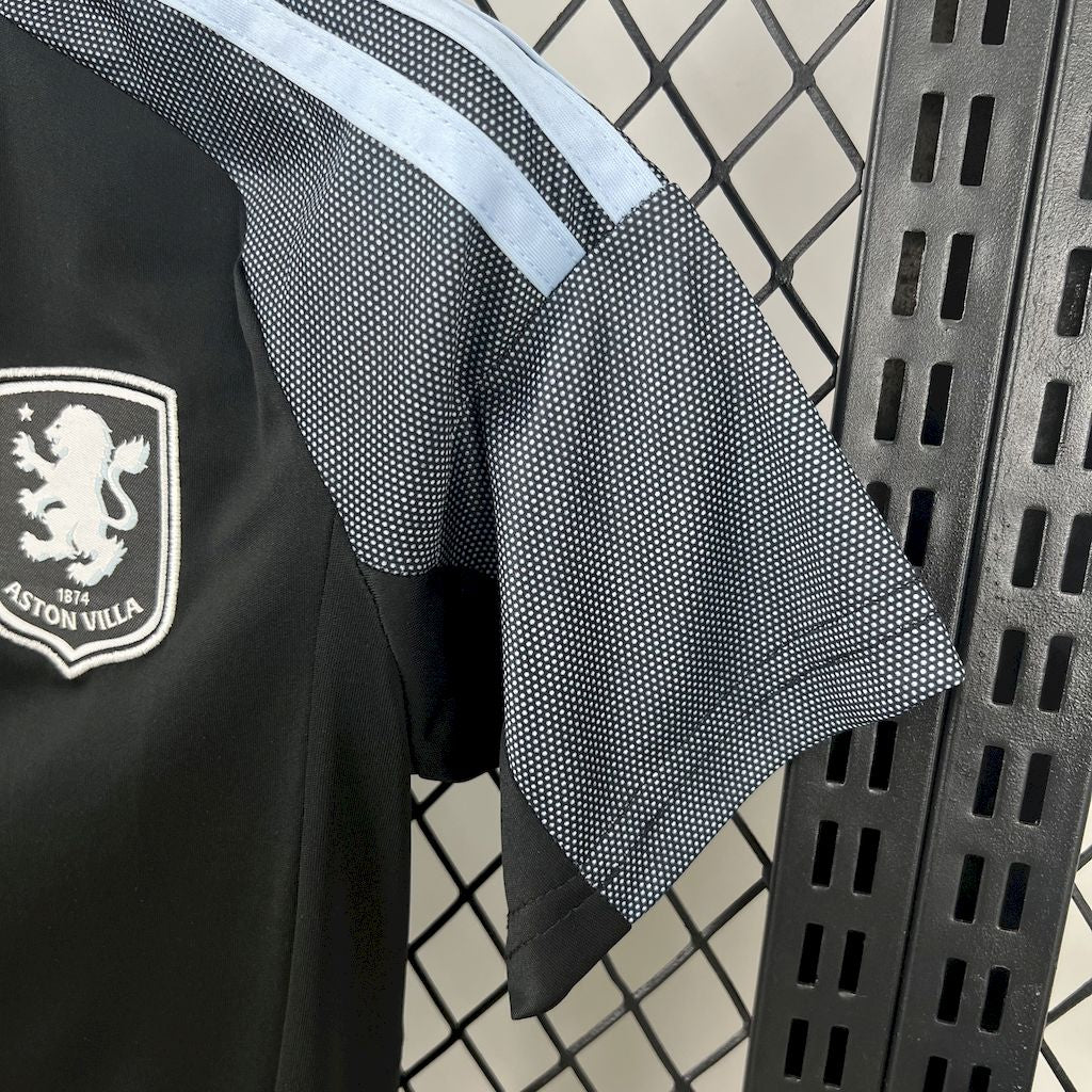 Aston Villa 2025/26 Conjunto Alternativo – Criança