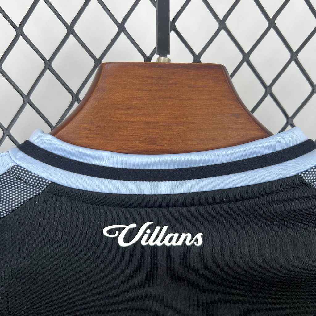 Aston Villa 2025/26 Conjunto Alternativo – Criança